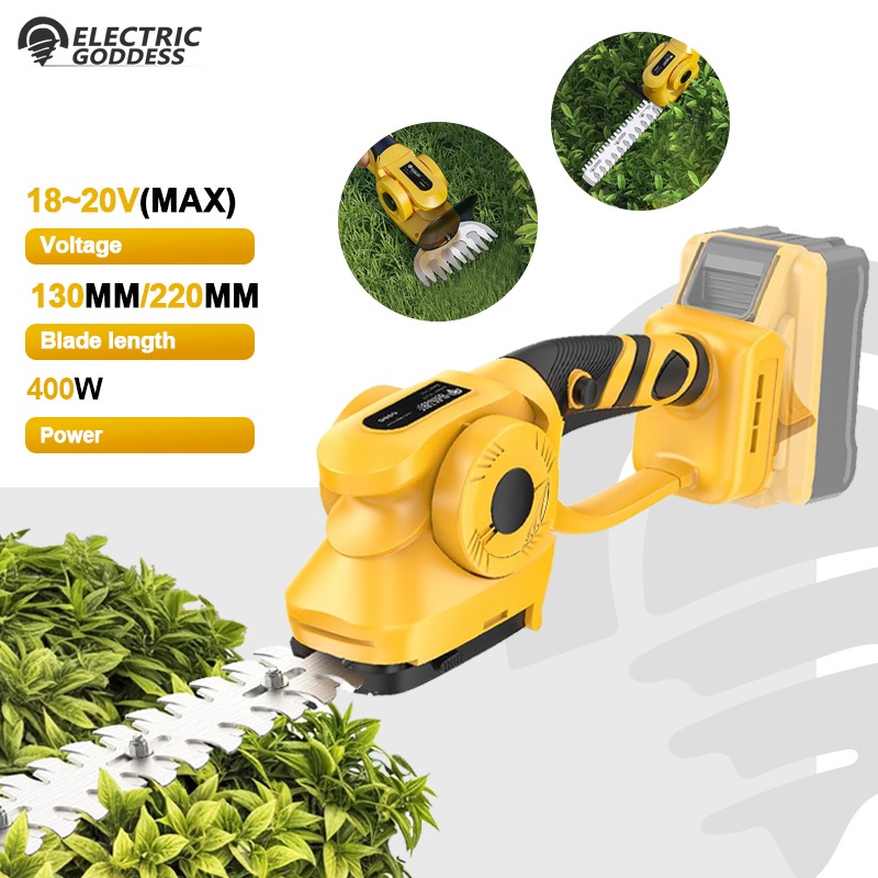 Gardening Tools Battery Powered - Elektryczna nożyca do żywopłotu 2w1, bezszczotkowa,