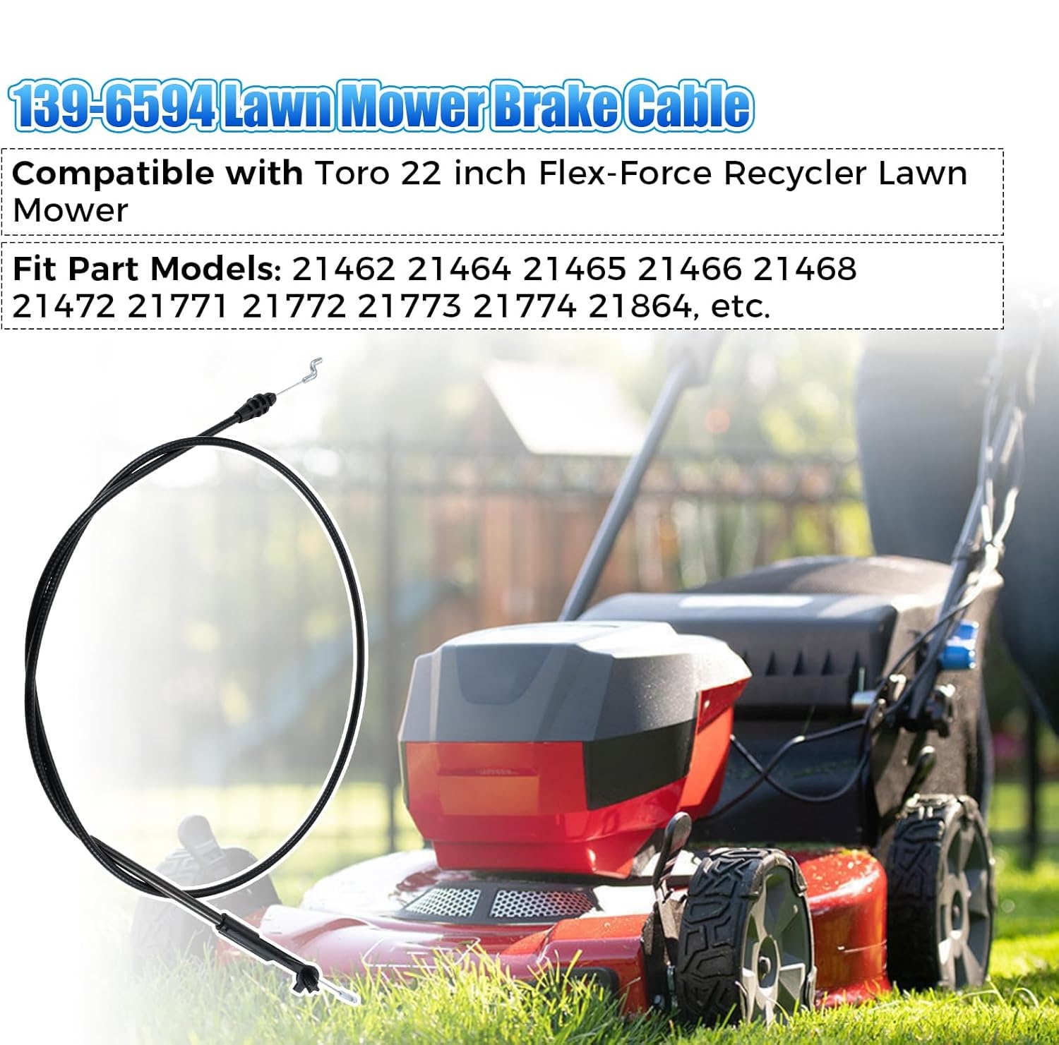 Gardening Tools B&M - 139-6594 PP B&S Linka hamulca do
