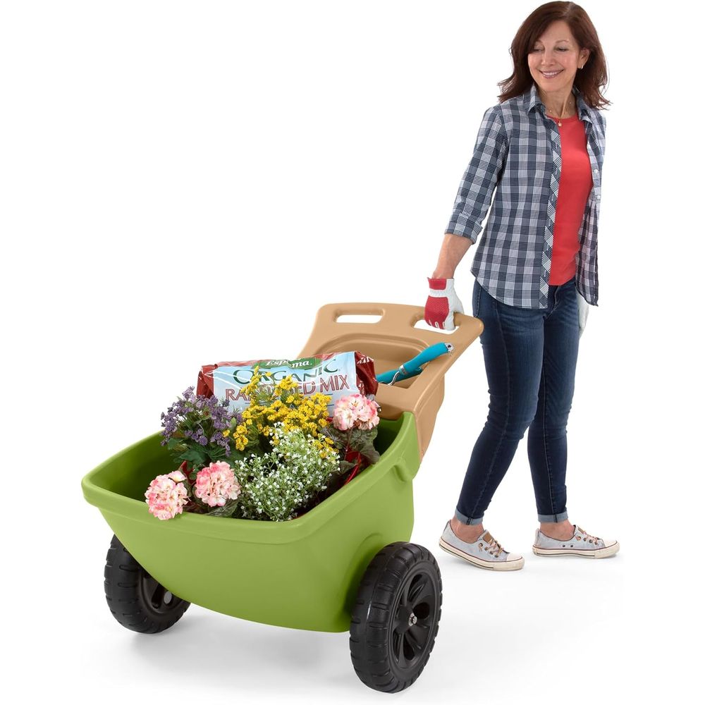 Gardening Tools Made In Usa - Wytrzymała taczka z półką do przechowywania