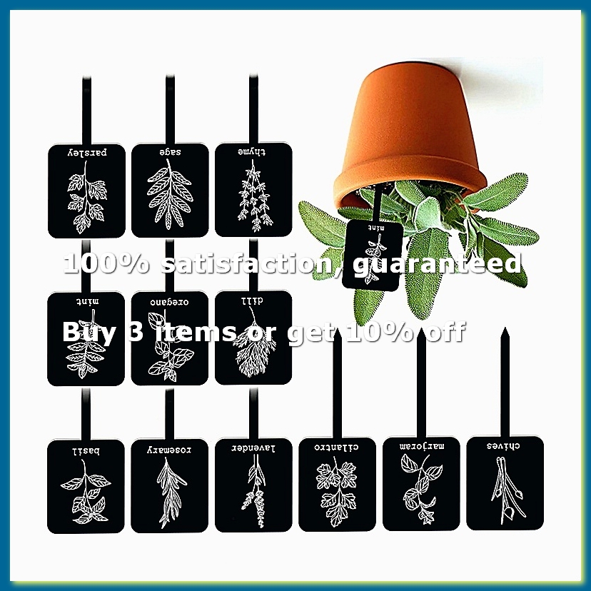 Gardening Tools With Names - 24 szt. Akrylowe Etykiety do Roślin