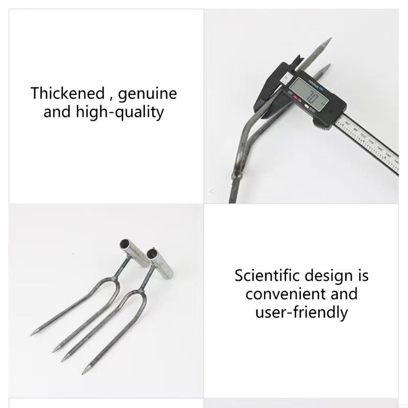 Gardening Tools Description - Ergonomiczny ręczny kultywator Widły 2-zębne Grabie