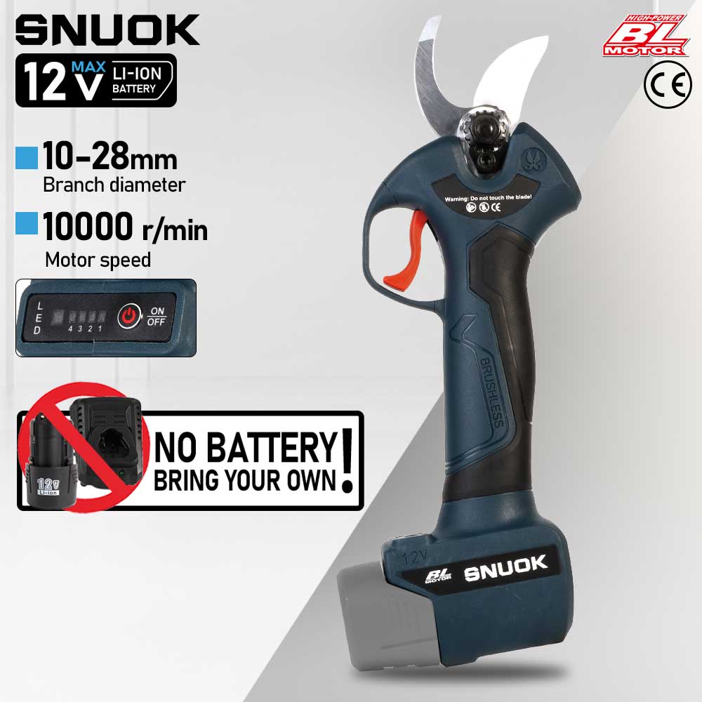 Gardening Tools Battery Powered - SNUOK 12V Bezszczotkowe Elektryczne Nożyce do