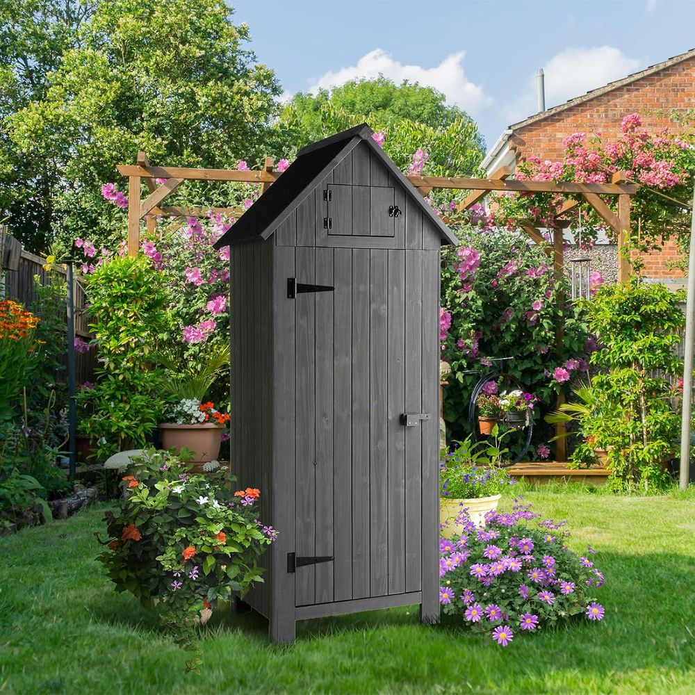 Drewniany schowek ogrodowy na  – Gardening Tools Wooden recenzja i cena