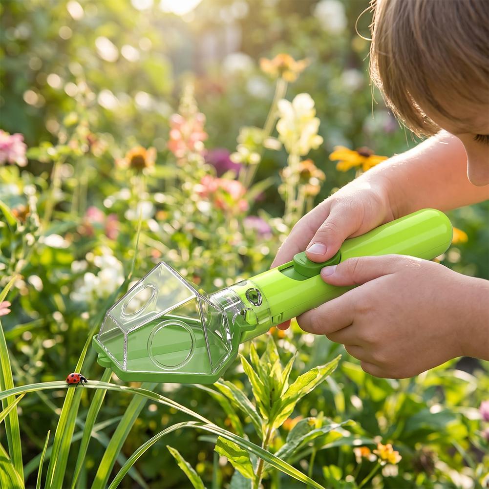 Ręczny pojemnik na owady z lup – Gardening Tools Kit For Kids recenzja i cena