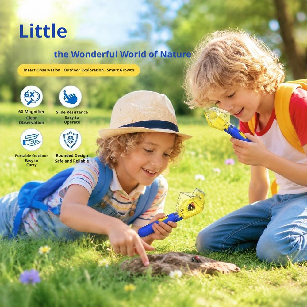 Ręczny pojemnik na owady z lup – Gardening Tools Kit For Kids recenzja i cena