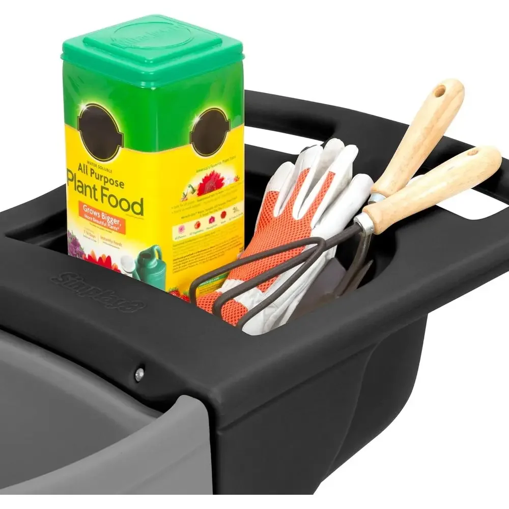 Wytrzymała taczka z półką do p – Gardening Tools Made In Usa recenzja i cena