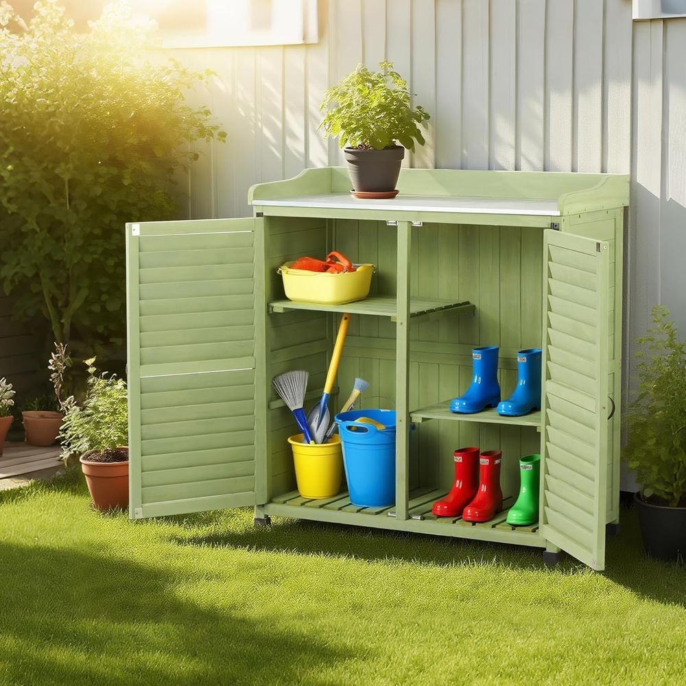 Zewnętrzna ławka do przesadzan – Gardening Tools Wooden recenzja i cena