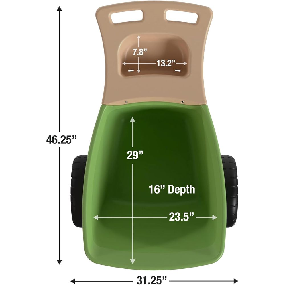 Wytrzymała taczka z półką do p – Gardening Tools Made In Usa recenzja i cena