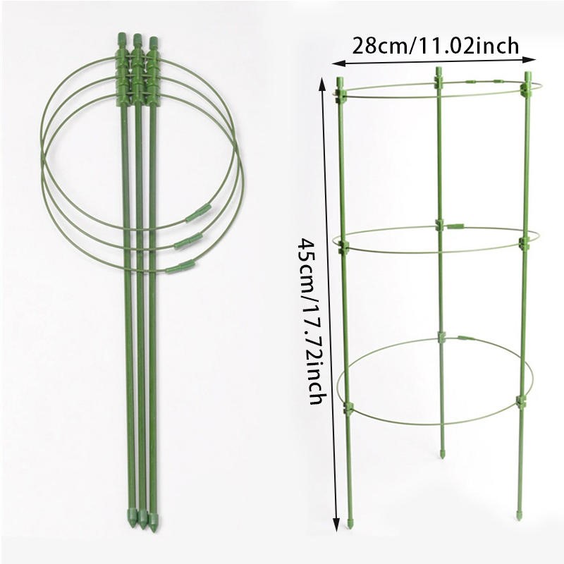 1/3/9 szt./zestaw 3-warstwowe  – Plant Support Stake recenzja i cena