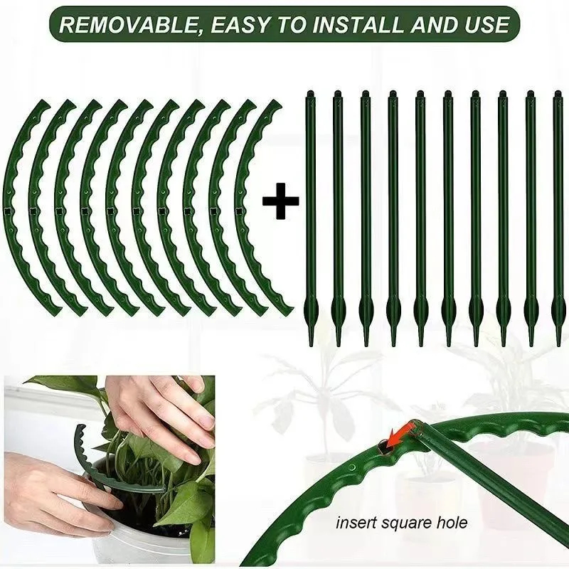 Zestaw 1-9 plastikowych podpór – Plant Support Stake recenzja i cena
