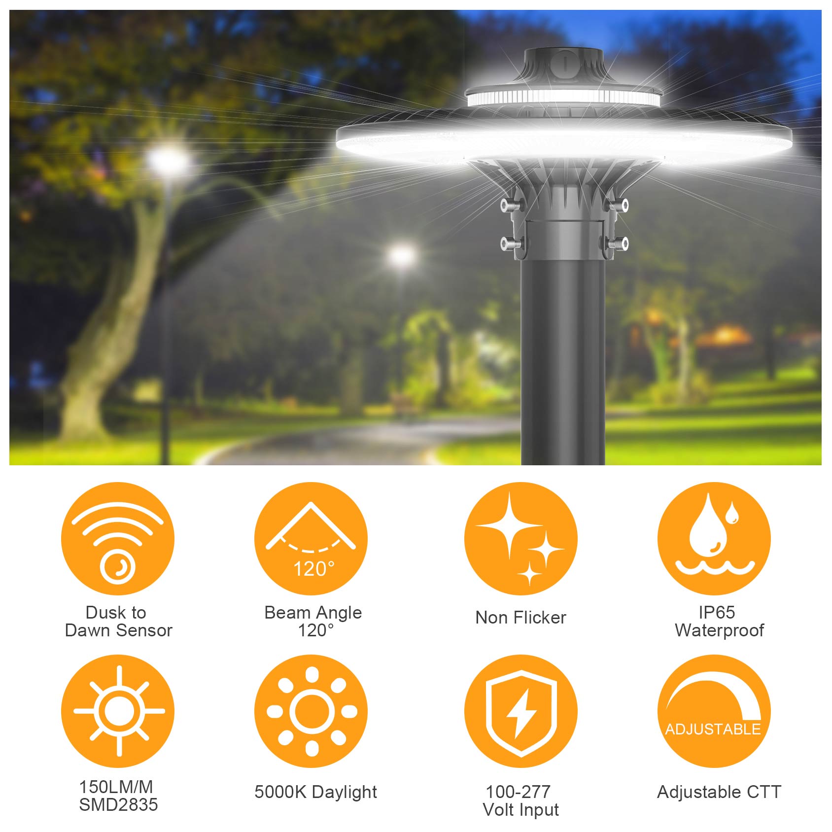 Lampa LED na słup, homologacja – Gardening Tools List recenzja i cena