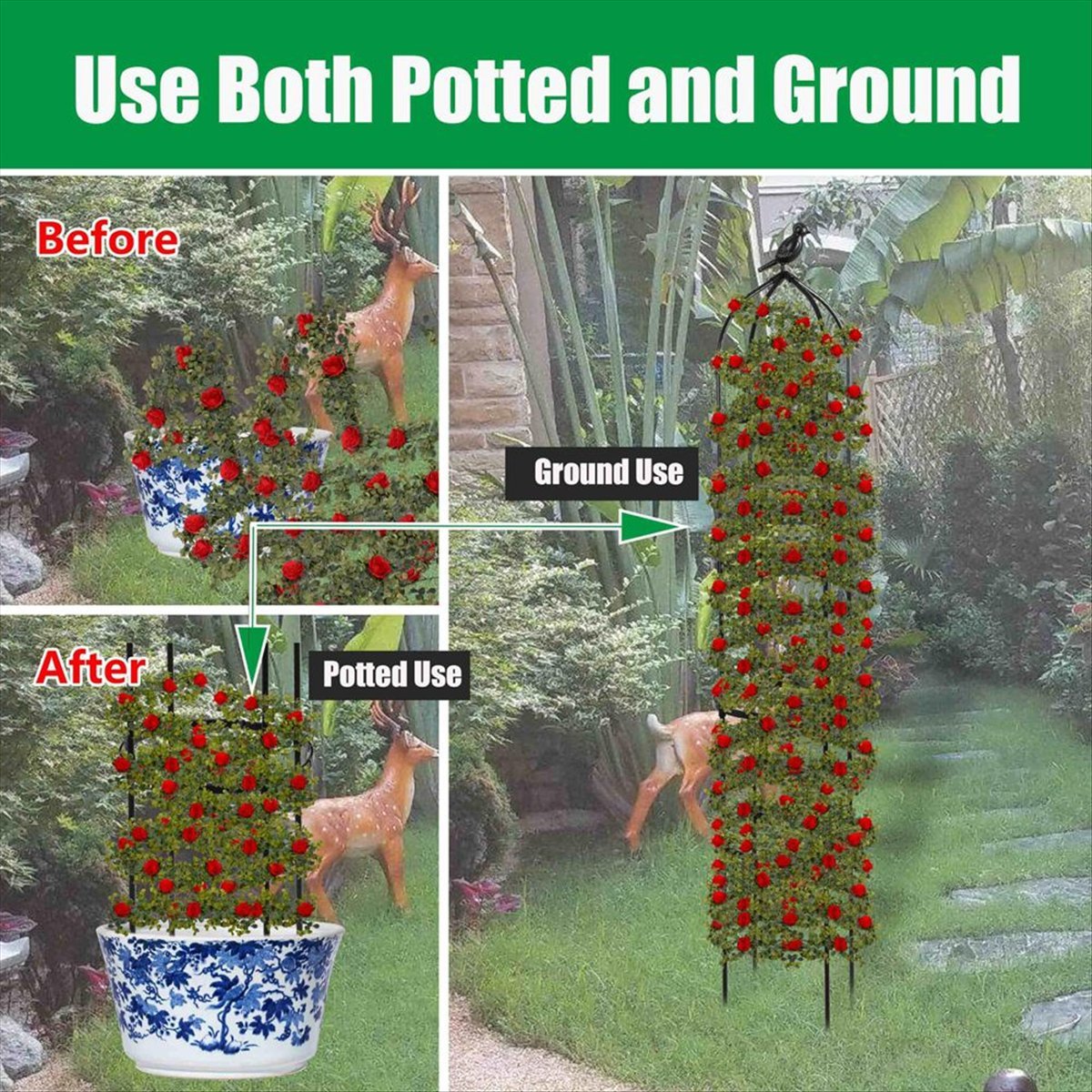 AT16 Obelisk do roślin pnących – Gardening Tools B&M recenzja i cena