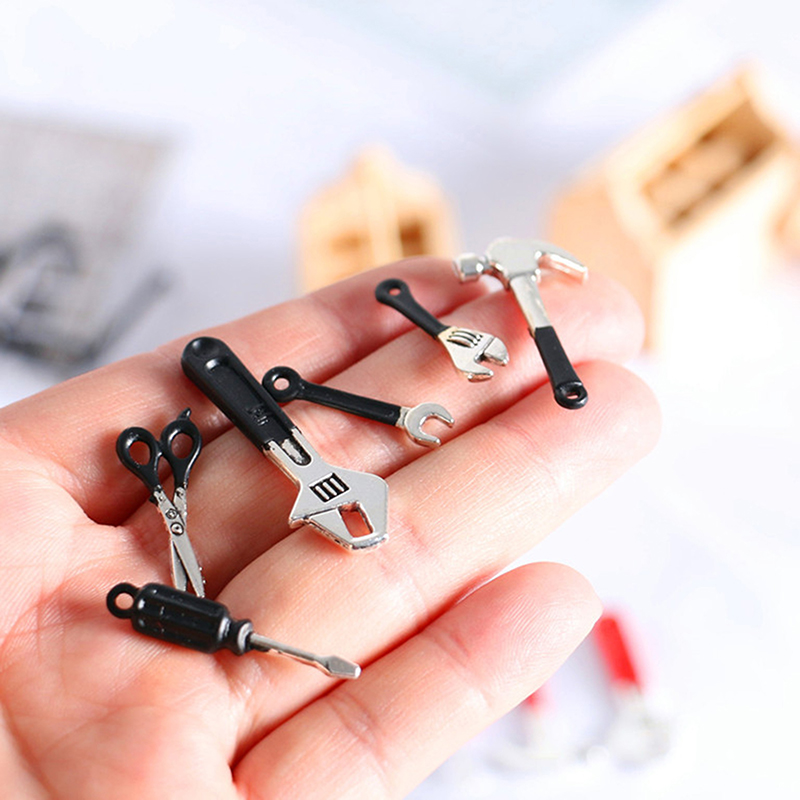 3/4/5/6 sztuk Dollhouse miniat – Gardening Tools Toys recenzja i cena