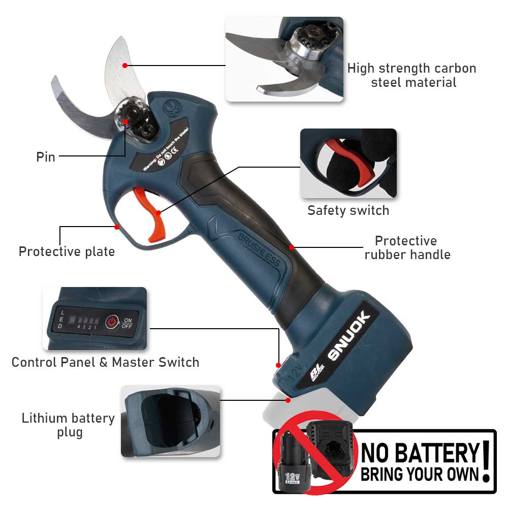 SNUOK 12V Bezszczotkowe Elektr – Gardening Tools Battery Powered recenzja i cena