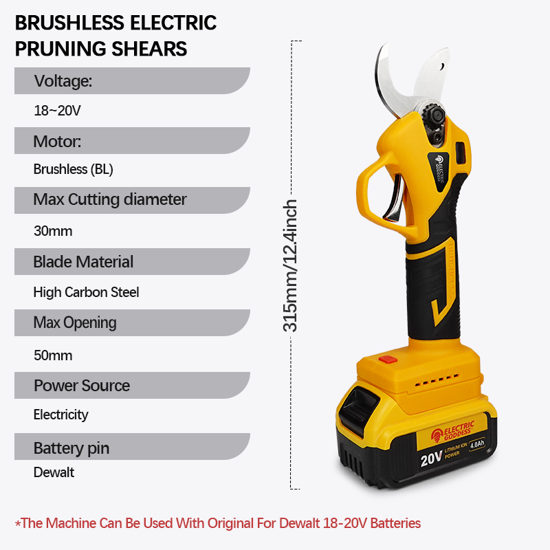 Elektryczne nożyce do przycina – Gardening Tools Battery Powered recenzja i cena