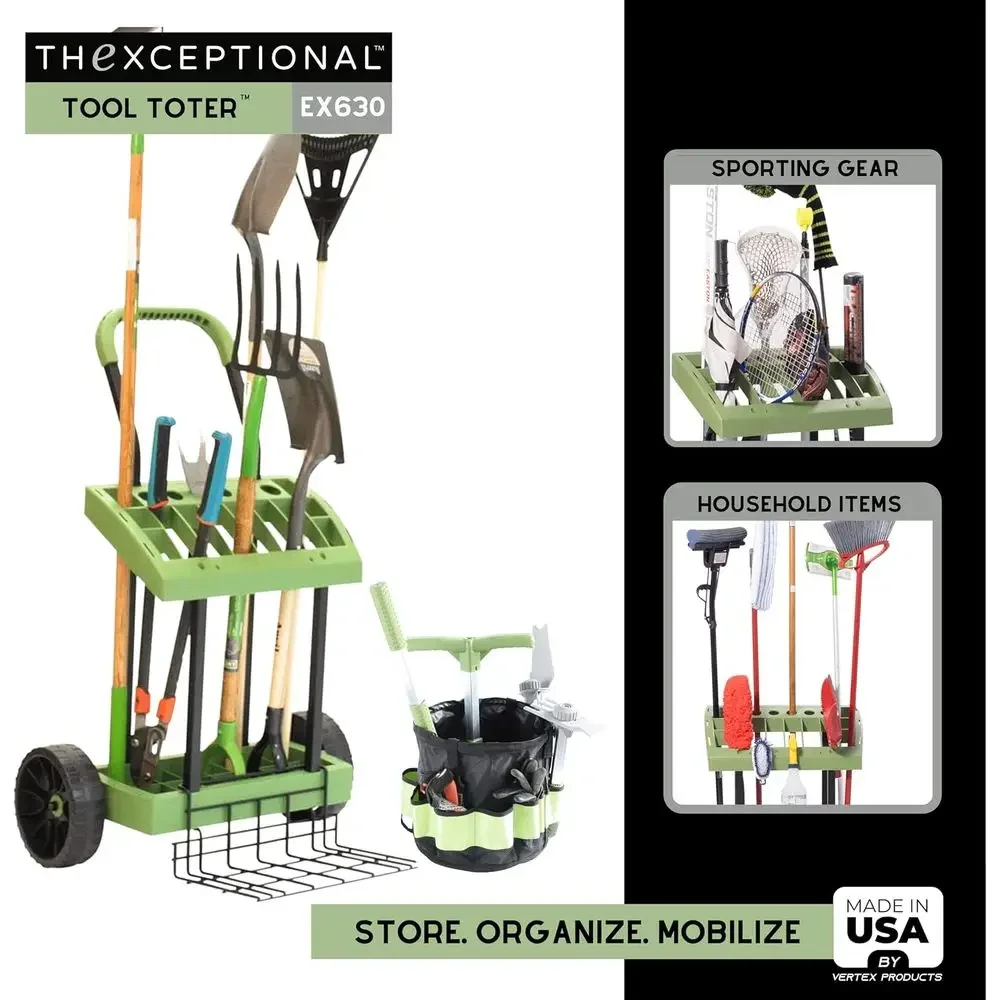 Wózek ogrodowy z torbą, pojazd – Gardening Tools Made In Usa recenzja i cena