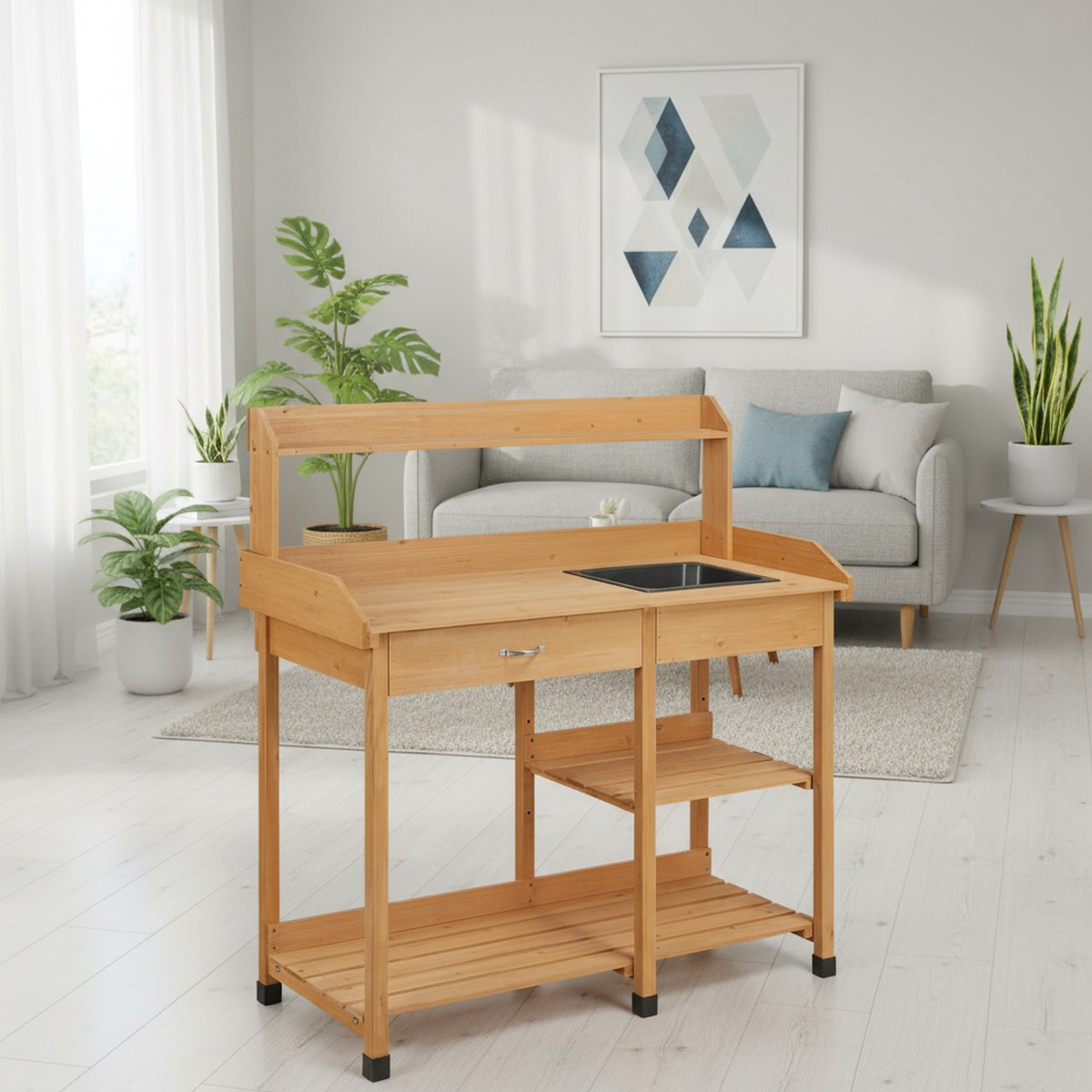 Drewniana ławka ogrodowa z zle – Gardening Tools Wooden recenzja i cena
